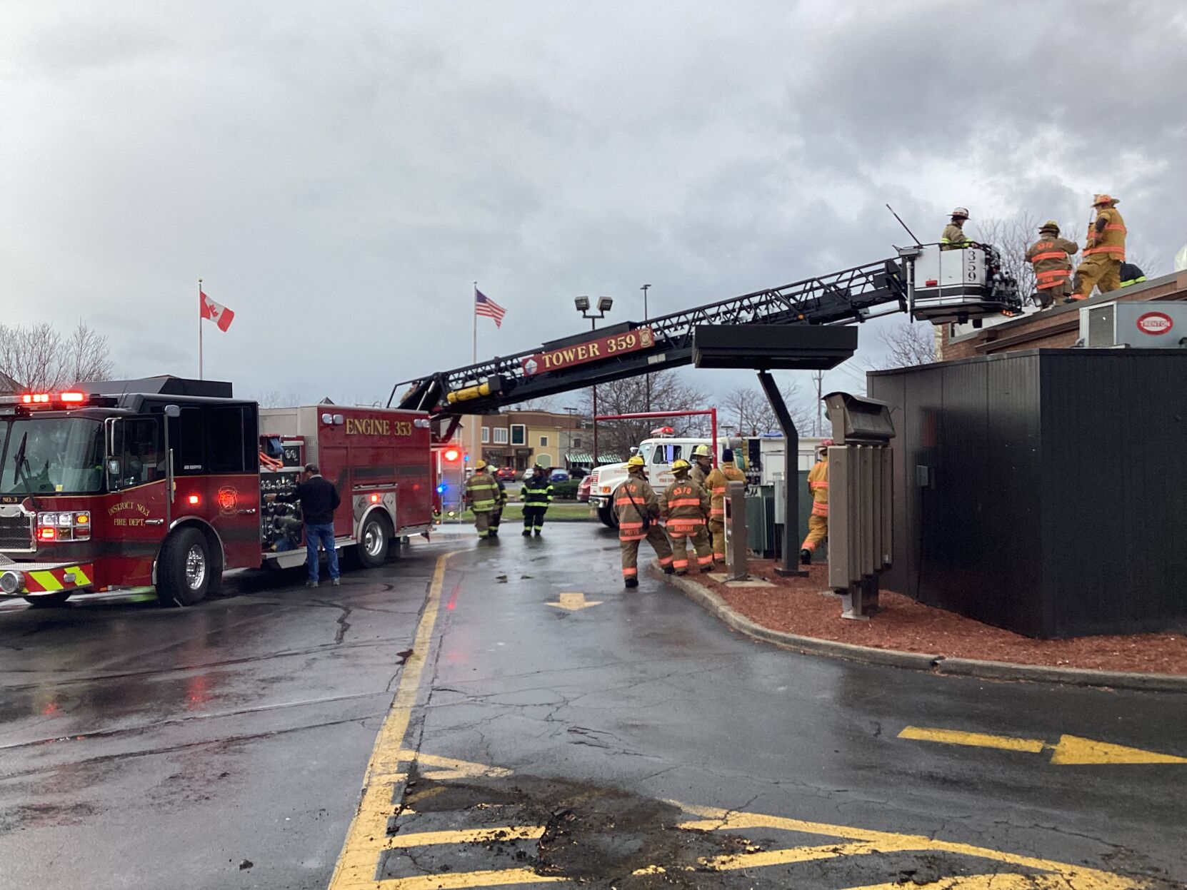 District No. 3 Fire Department at Wendy's on Route 3 in Plattsburgh